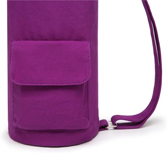 Fremous Yoga Mat Bag,Full-zip Exercise Yoga Mat Canvas Carry Bag for Women and Men - Double Storage Pocket,Easy Access Zipper, Adjustable Shoulder Strap and Handle,Fits Most Mat - Image 1